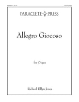 Allegro Giocoso Organ sheet music cover